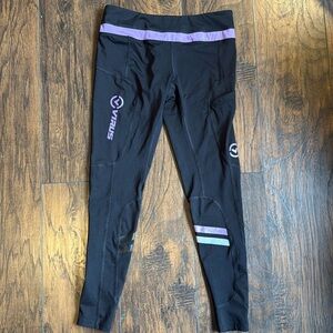 Virus Women's Active Tech Pant BLACK/PURPLE Sz MEDIUM (F)